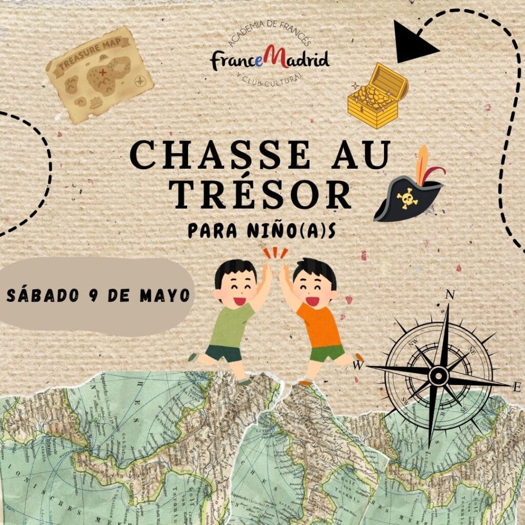 BÚSQUEDA DEL TESORO PARA NIÑ@S – Sábado 9 de mayo – 17:00 a 18:30